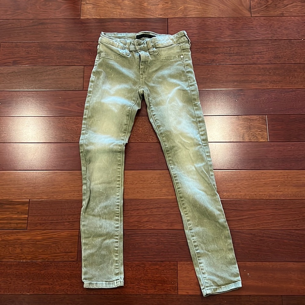 Joes Jeans, kids size 12, like new, silver green